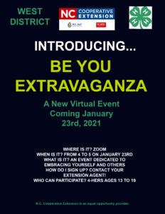 Cover photo for Be You Extravaganza, for 4-H Teens