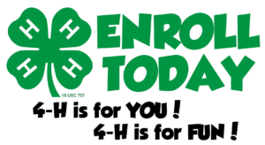 4-H Clover - Enroll Today