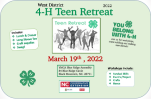 Cover photo for 2022 West District Teen Retreat
